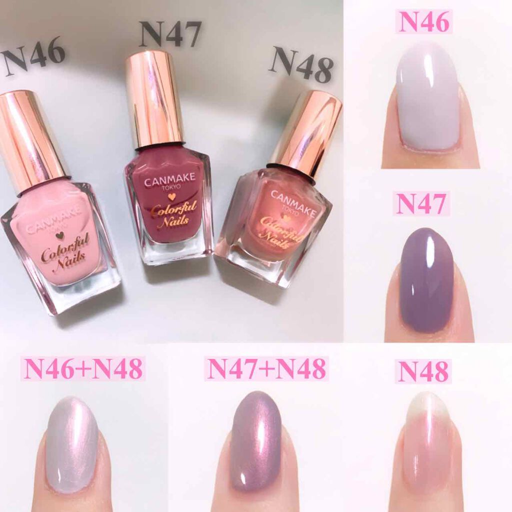 カラフルネイルズ/キャンメイク/マニキュアを使ったクチコミ（2枚目）