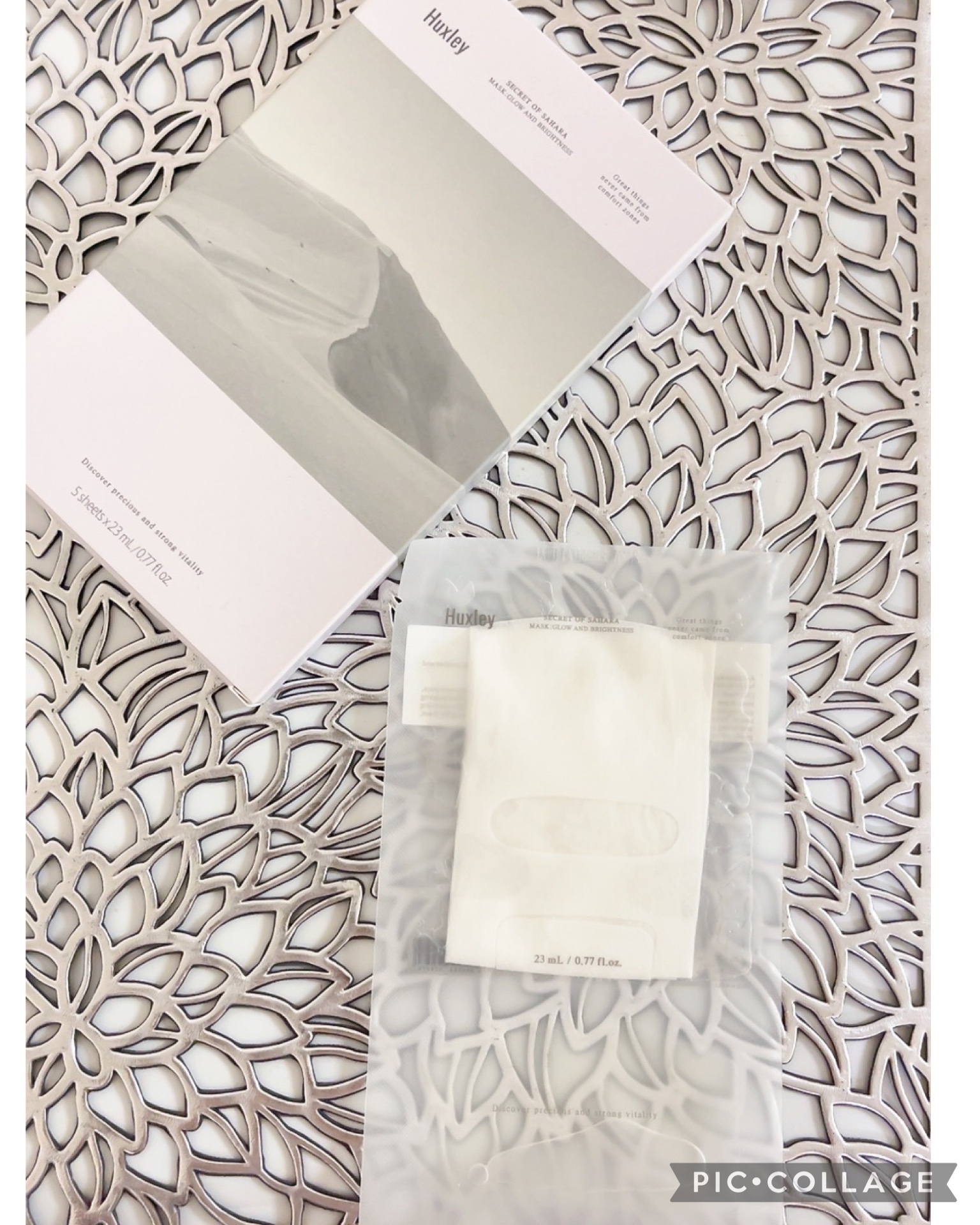 マスク; グローアンドブライトネス/Huxley/シートマスク・パックを使ったクチコミ（1枚目）