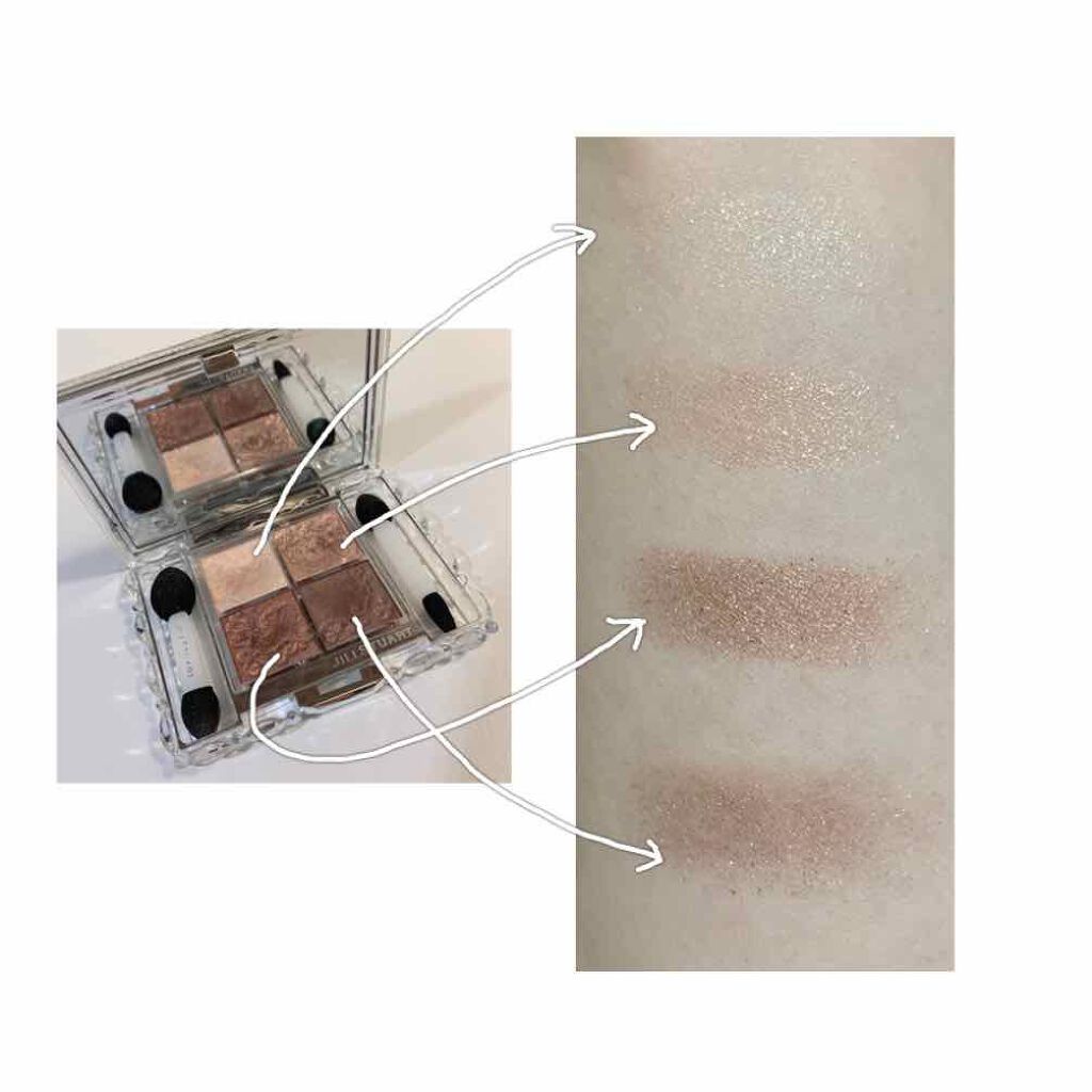 シマークチュールアイズ 07 brown couture/JILL STUART/アイシャドウパレットを使ったクチコミ（2枚目）