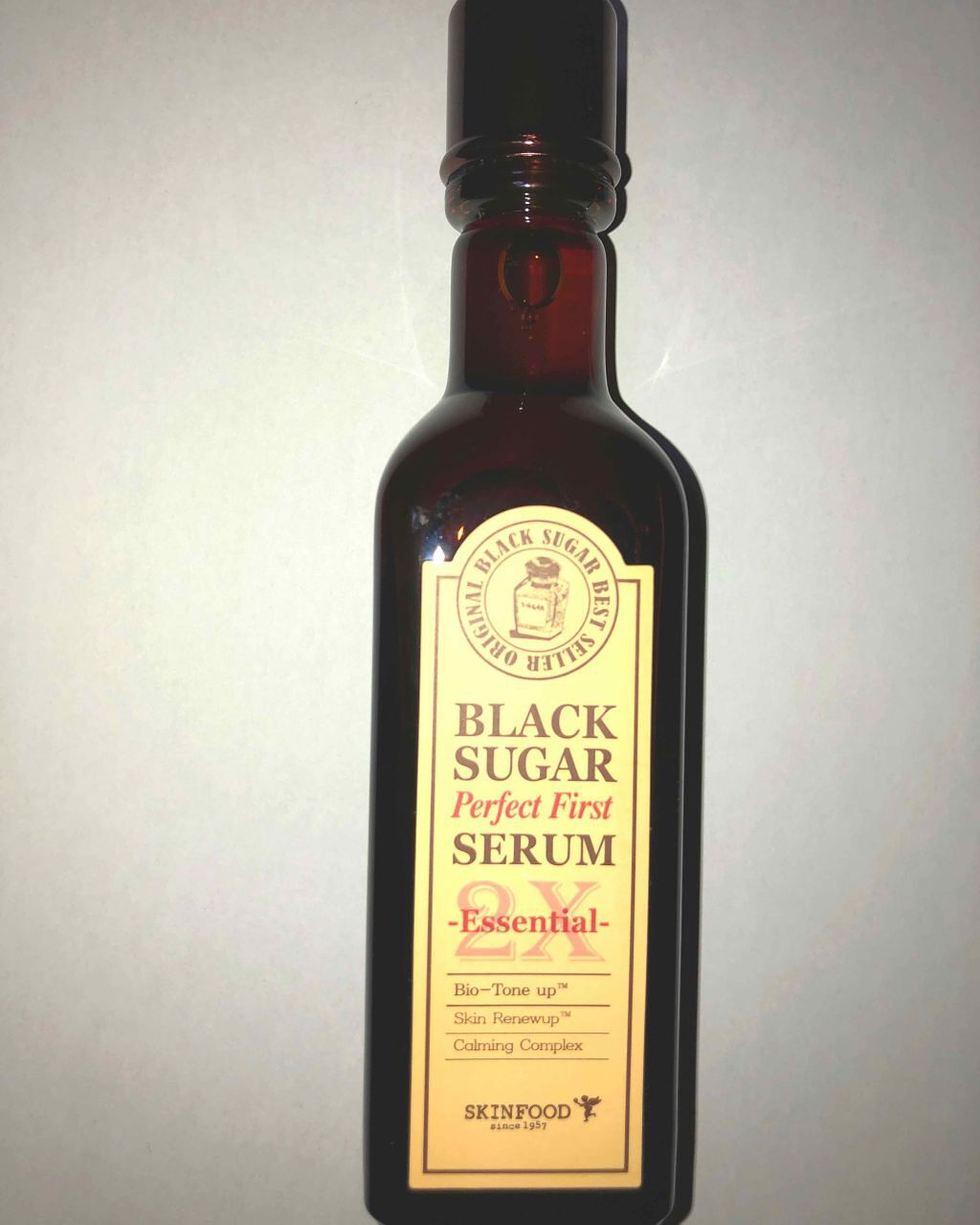 ブラックシュガー パーフェクトファーストセラム2X エッセンシャル(旧)/SKINFOOD/美容液を使ったクチコミ(1枚目)