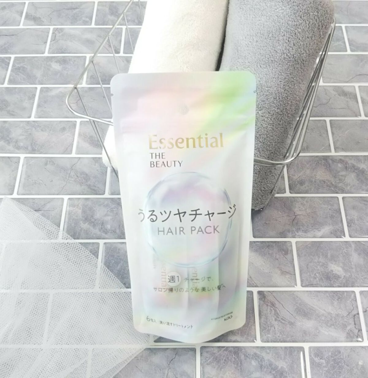 ザビューティ うるツヤチャージヘアパック/エッセンシャル/ヘアマスク・ヘアパックを使ったクチコミ（1枚目）