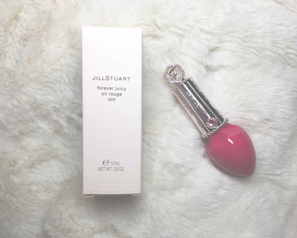 フォーエヴァージューシー オイルルージュ ティント 06 sweet cranberry/JILL STUART/リップティントを使ったクチコミ（1枚目）