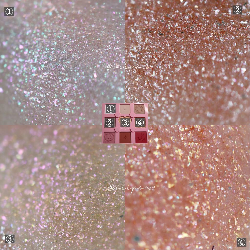 Love Bear 9色 アイシャドウパレット/FlowerKnows/アイシャドウパレットを使ったクチコミ(5枚目)