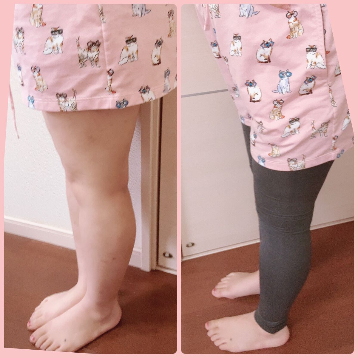 スリムレギンス color+/BELMISE/着圧ソックス・レギンスを使ったクチコミ（2枚目）