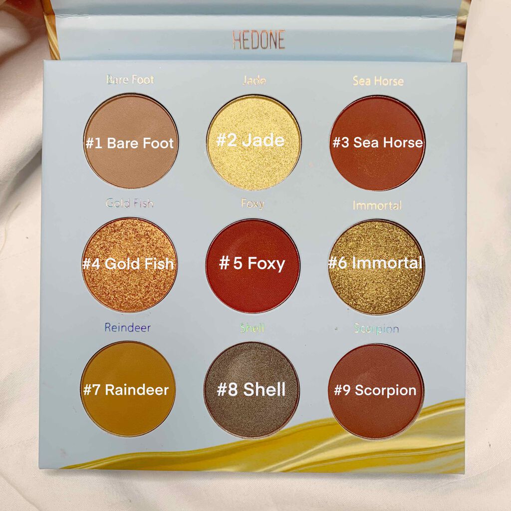 GOLDEN PALETTE/HEDONE/アイシャドウパレットを使ったクチコミ(2枚目)