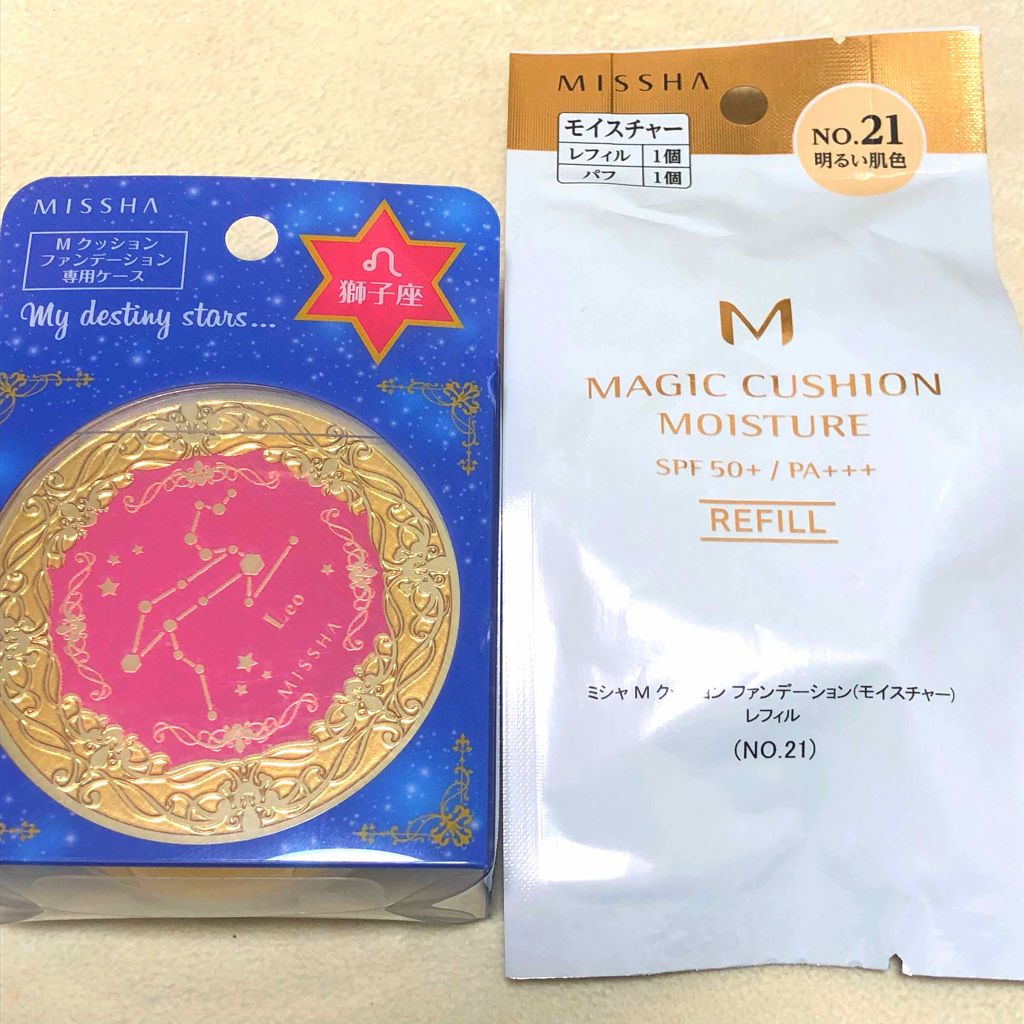 M クッション ファンデーション(モイスチャー)/MISSHA/クッションファンデーションを使ったクチコミ(1枚目)