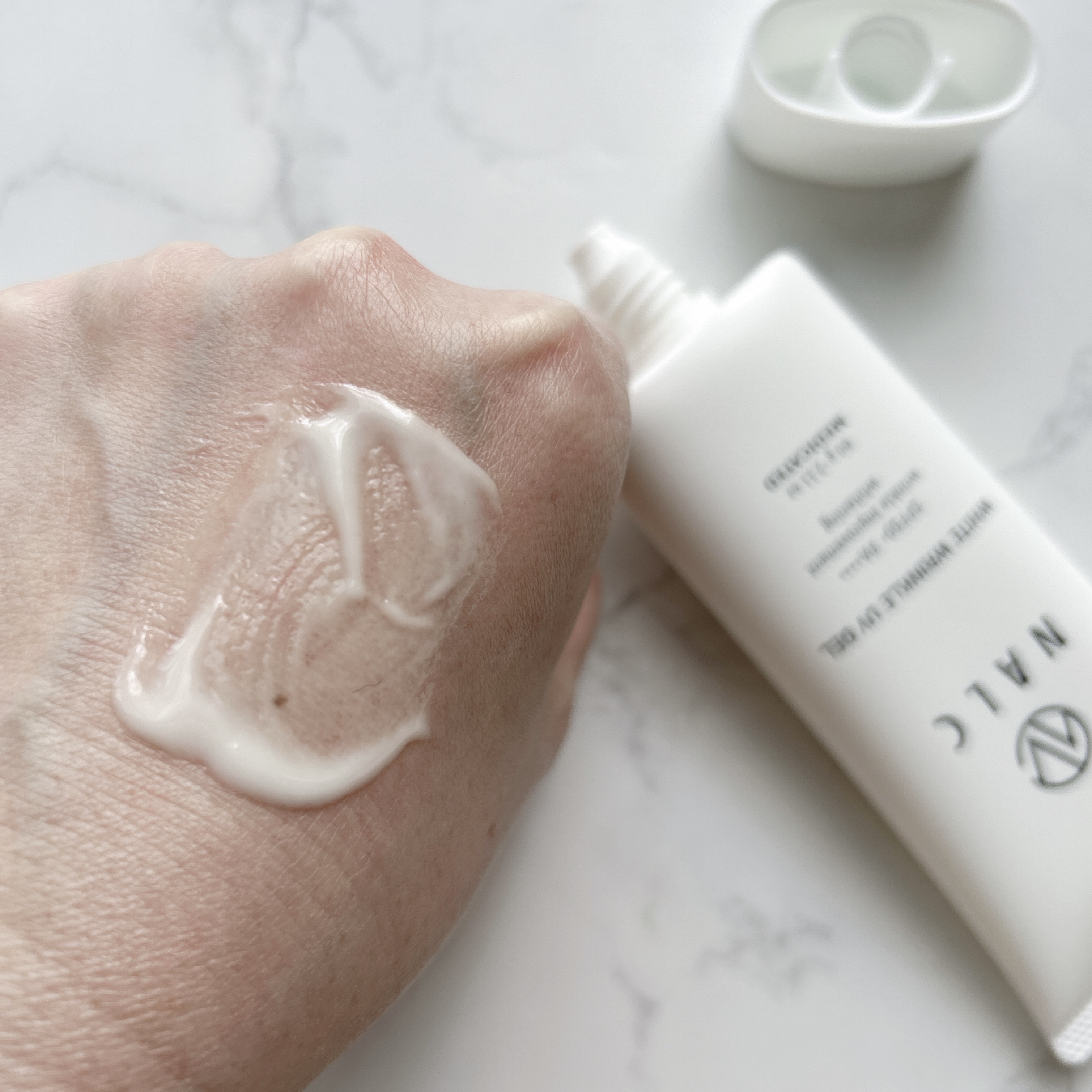 薬用ホワイトリンクルUVジェル/NALC/日焼け止めジェルを使ったクチコミ（3枚目）