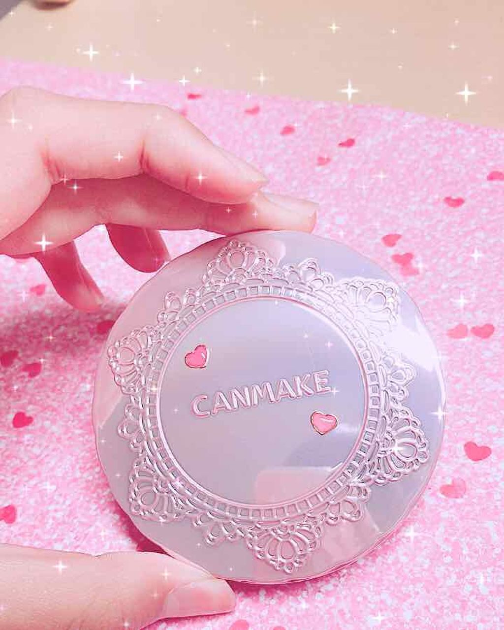 トランスペアレントフィニッシュパウダー/キャンメイク/プレストパウダーを使ったクチコミ（1枚目）