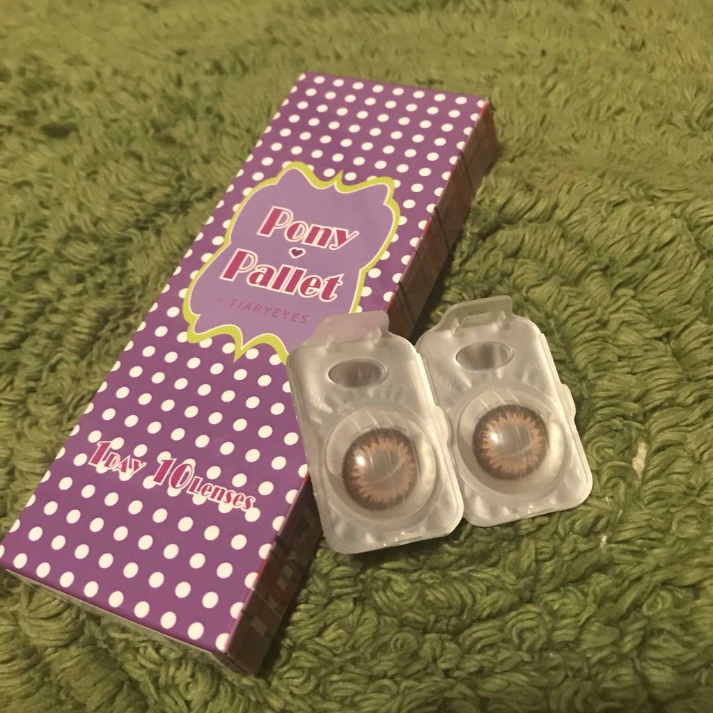 ポニーパレット ワンデー by ティアリーアイズ/Pony Pallet/ワンデー(1DAY)カラコンを使ったクチコミ(1枚目)