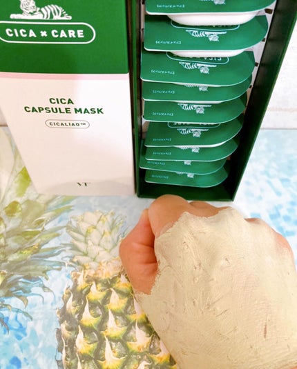 CICA カプセルマスク/VT/洗い流すパック・マスクを使ったクチコミ(3枚目)