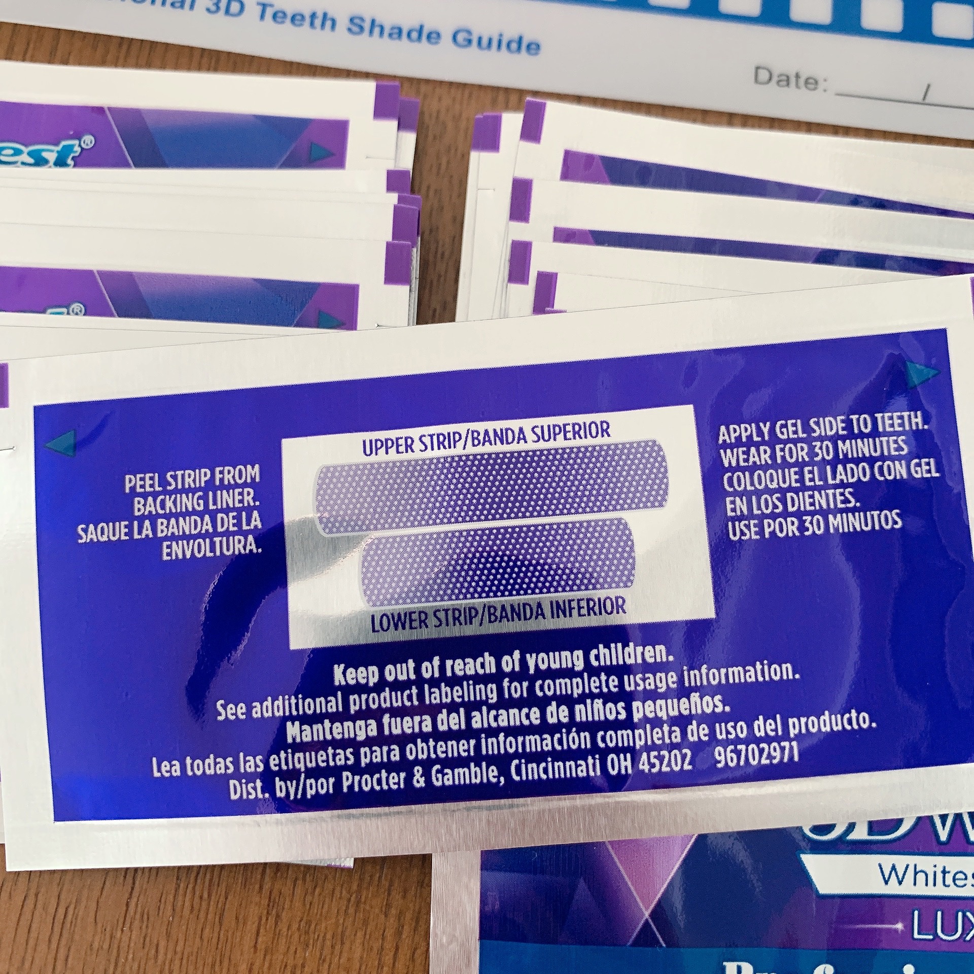 クレスト3Dホワイトニング ホワイトストリップ プロフェッショナル エフェクツ/クレスト/その他オーラルケアを使ったクチコミ（2枚目）