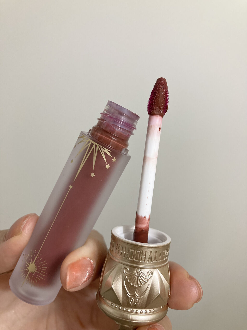 ユニコーンシリーズ マジックワンドルージュ ミルクティー(小奶罐）/FlowerKnows/口紅を使ったクチコミ（3枚目）