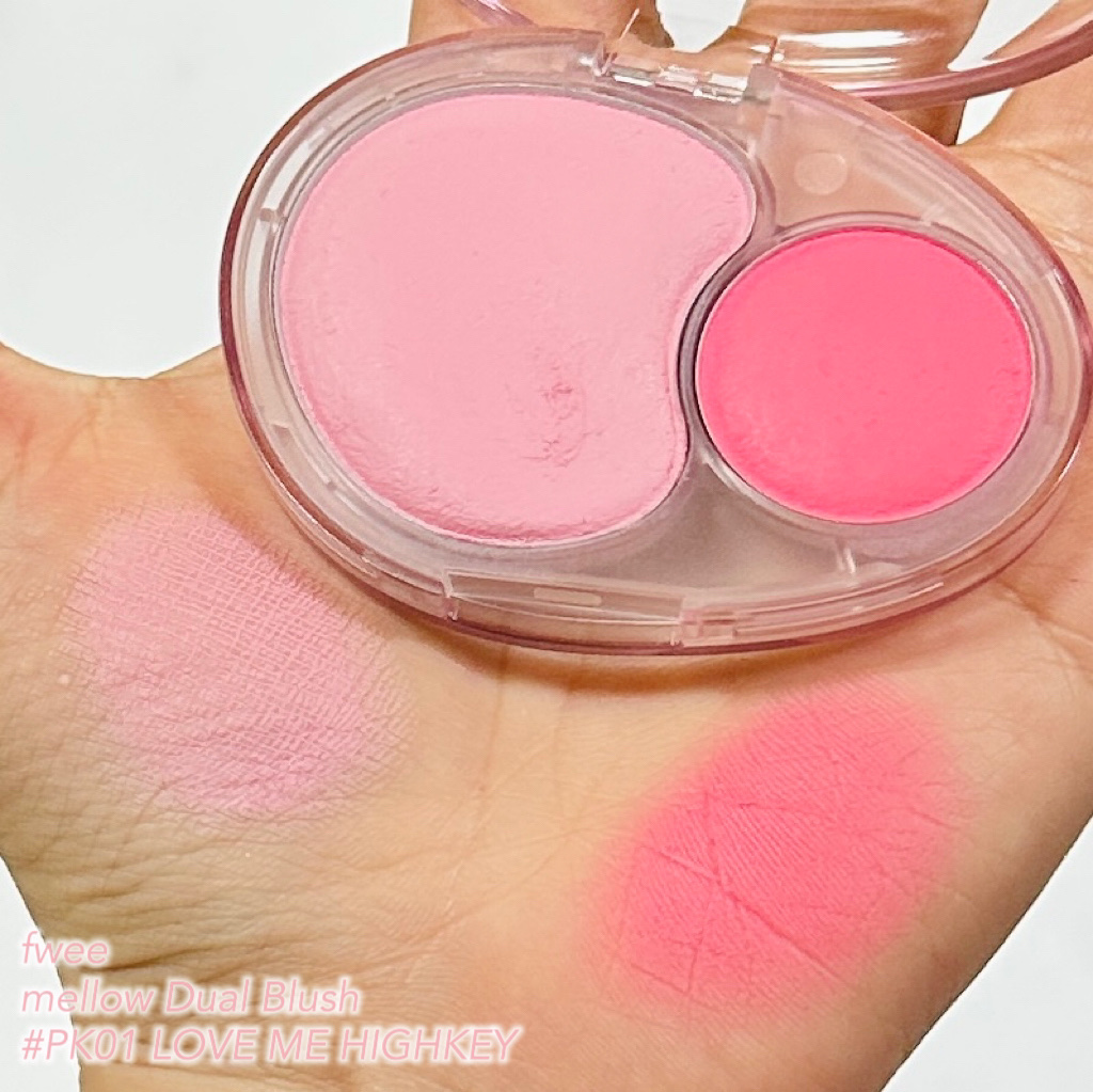 デュアルチークメロウ/fwee/ジェル・クリームチークを使ったクチコミ（2枚目）