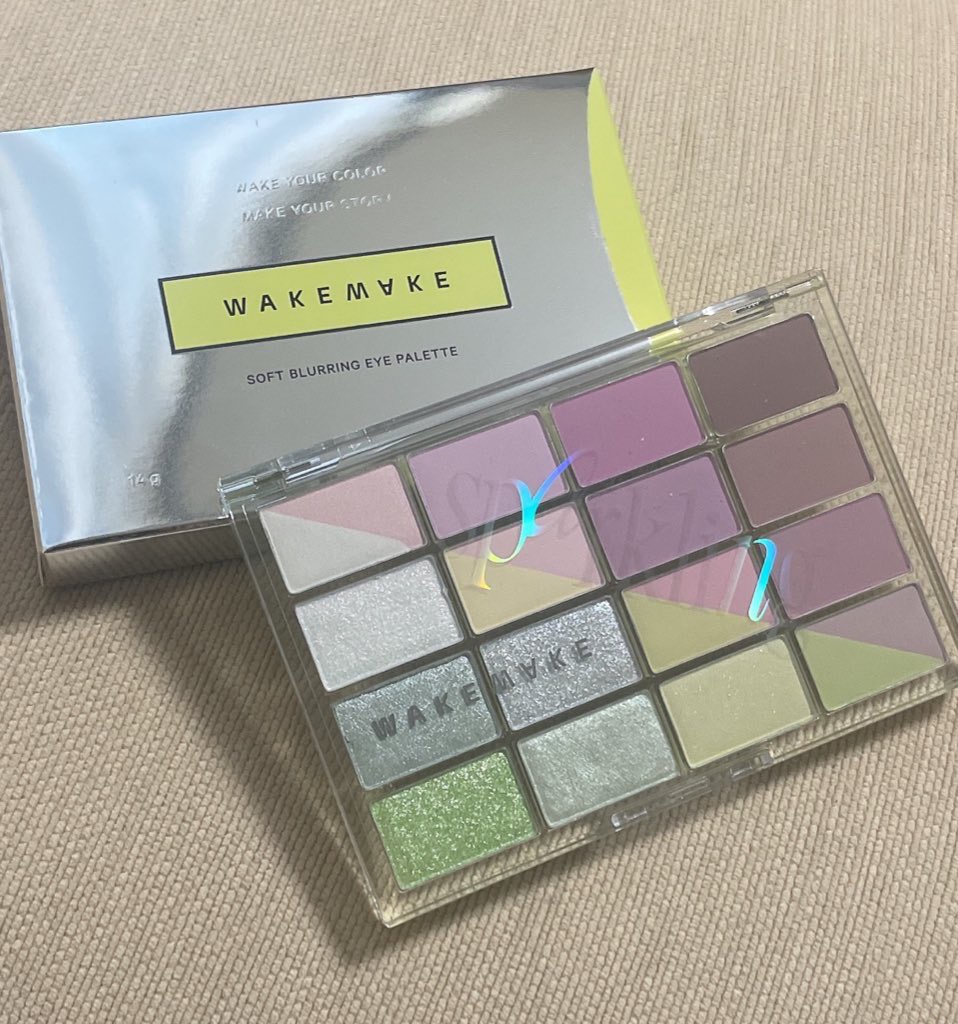 ソフトブラーリングアイパレット/wakemake/アイシャドウパレットを使ったクチコミ（1枚目）