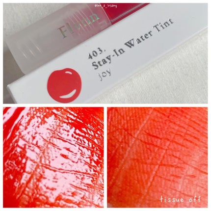 ステイインウォーターティント/Flynn/リップティントを使ったクチコミ(5枚目)