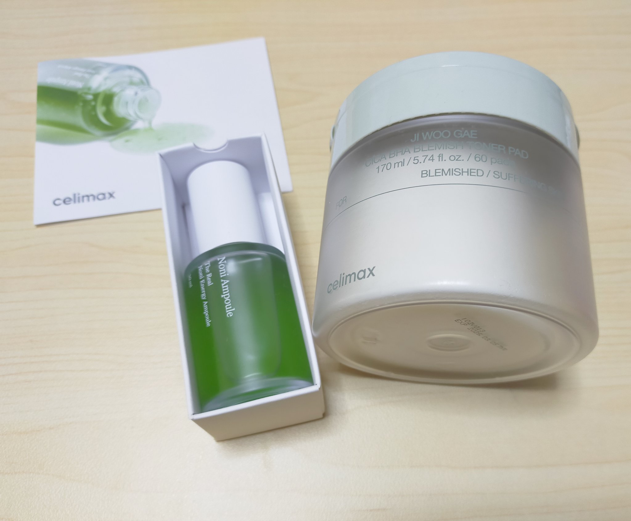 シカBHAフレミッシュトナーパット/celimax/クレンジングシートを使ったクチコミ（1枚目）