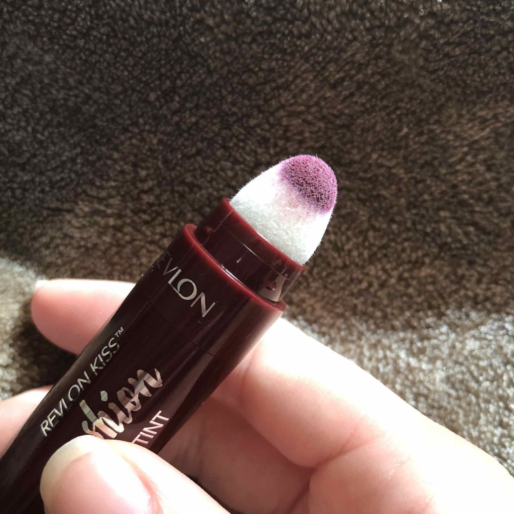 キス クッション リップ ティント 270 ワイン トリップ/REVLON/リップティントを使ったクチコミ（2枚目）