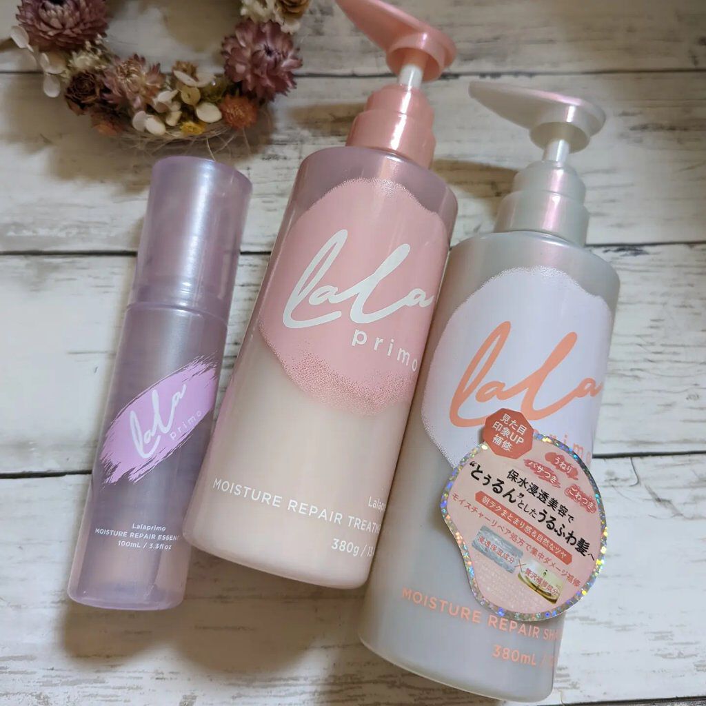 ララプリモ モイスチャーリペア シャンプー／トリートメント/ララプリモ /市販シャンプーを使ったクチコミ（1枚目）