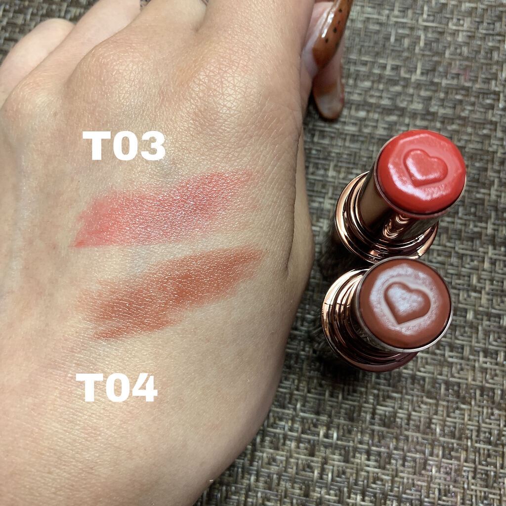 メルティールミナスルージュ（ティントタイプ）/キャンメイク/リップティントを使ったクチコミ（3枚目）