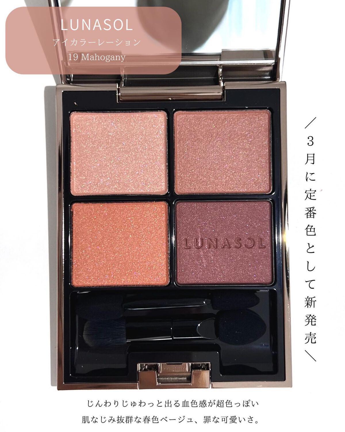 アイカラーレーション/LUNASOL/アイシャドウパレットを使ったクチコミ（2枚目）