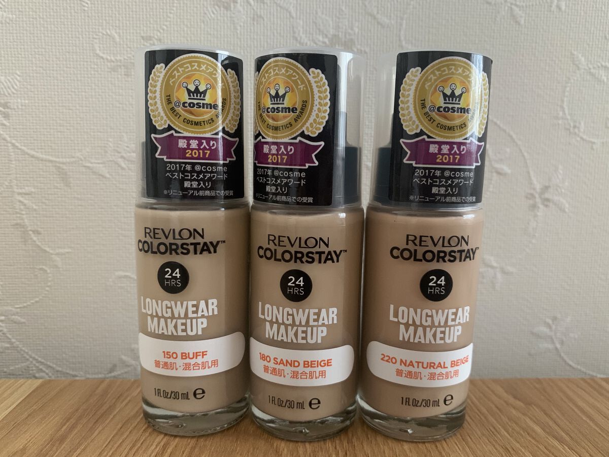 カラーステイ ロングウェア メイクアップ/REVLON/リキッドファンデーションを使ったクチコミ（1枚目）