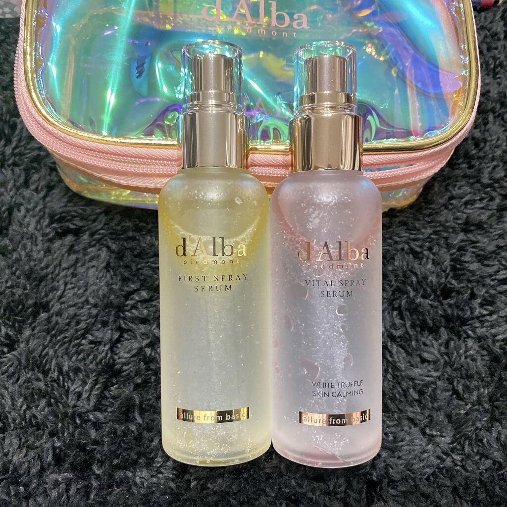ダルバ ホワイトトリュフファーストスプレーセラム/ダルバ/ミスト状化粧水を使ったクチコミ（1枚目）