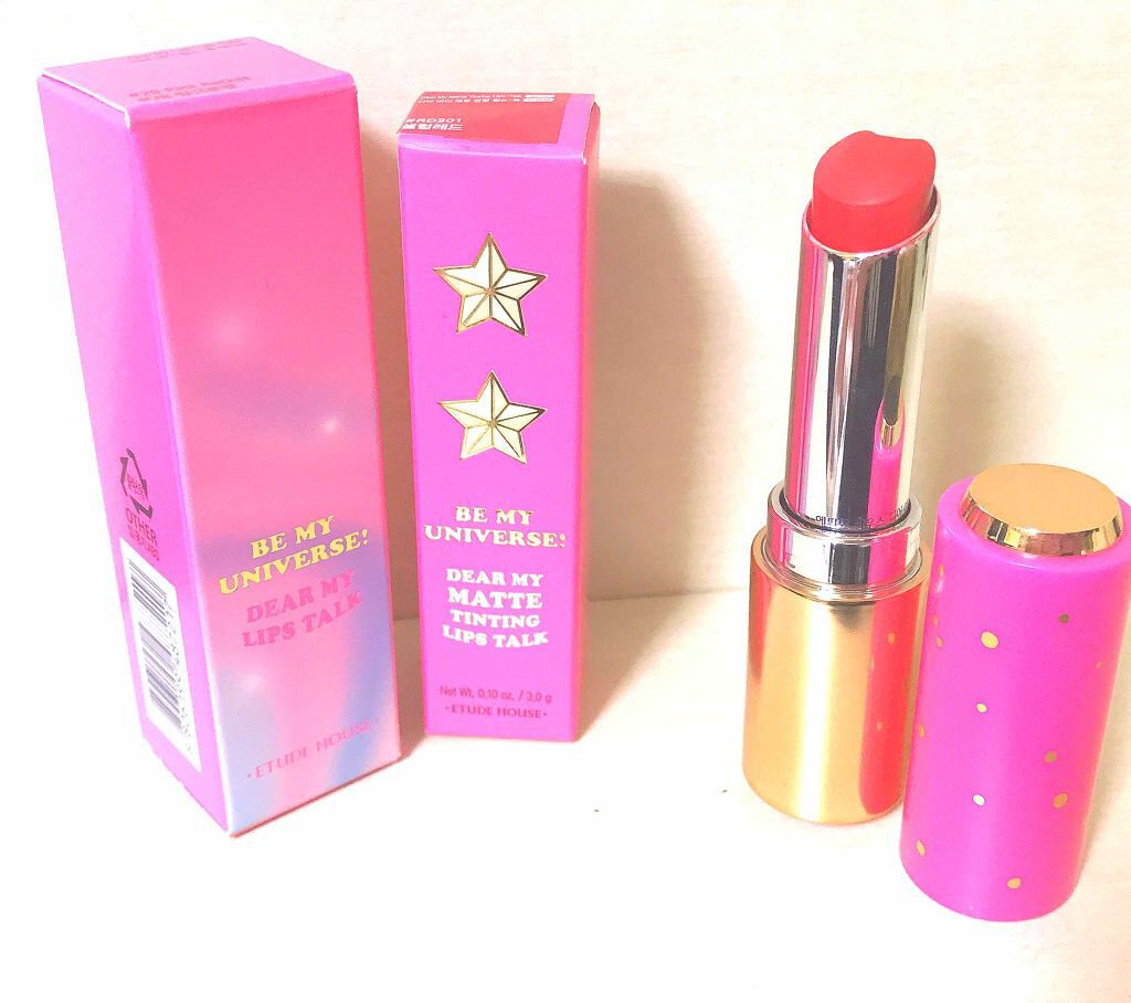 ディアマイマットティントリップトーク/ETUDE/口紅を使ったクチコミ（1枚目）