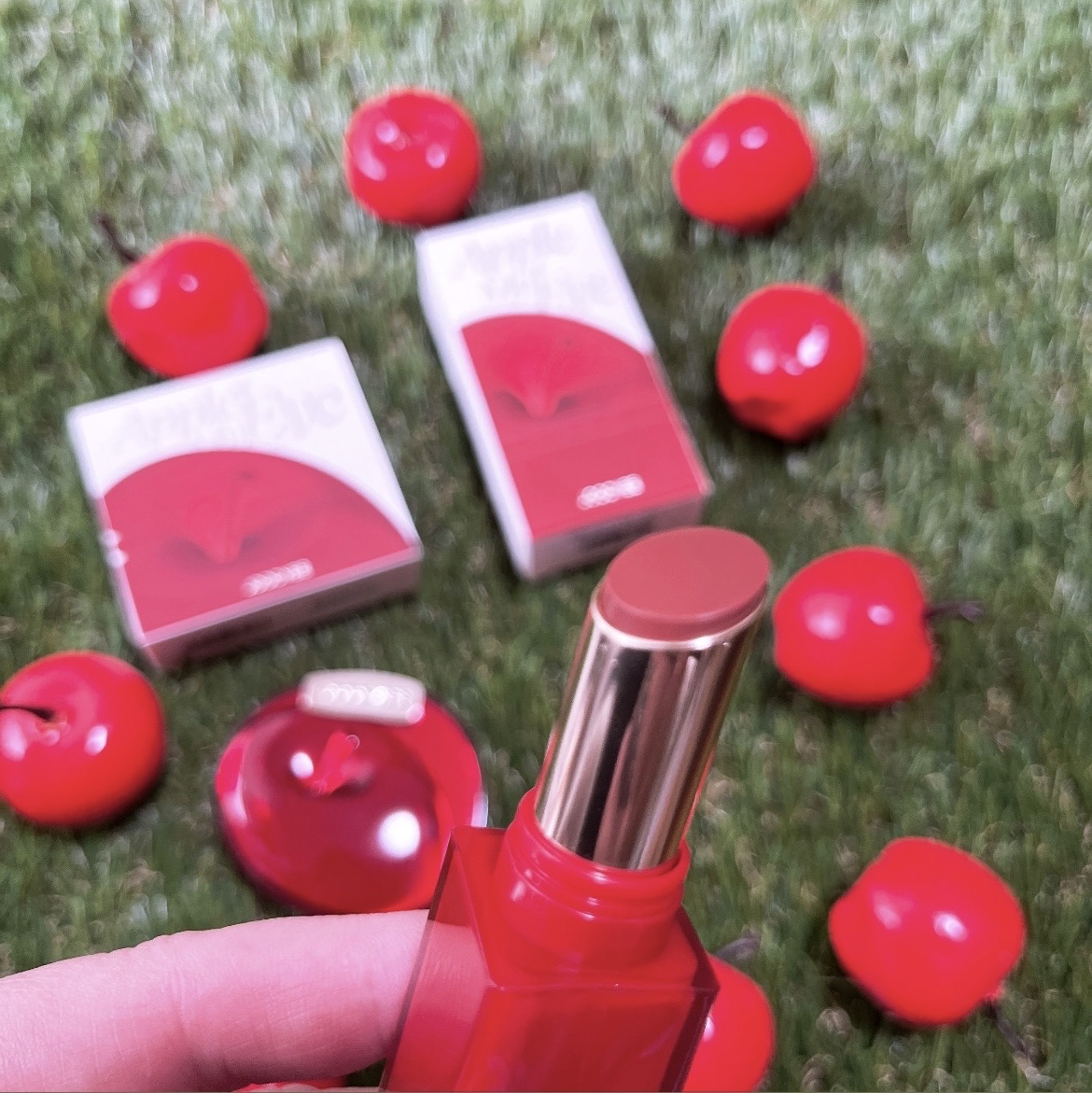 Joocyee グレーズフィルムルージュ/Joocyee/口紅を使ったクチコミ（2枚目）