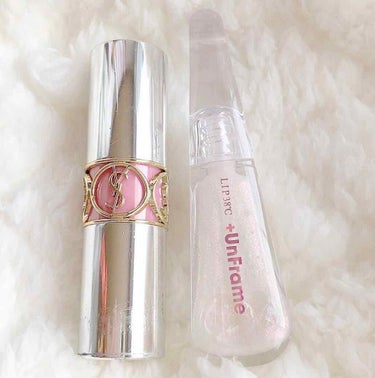 
♡ Yves saint Laurent ♡
 ヴォリュプテ ティントインバーム02

♡ LIP38℃ ＋UnFrame ♡
 ホログラフィック Light


この組み合わせがいつ見てもかわいいく