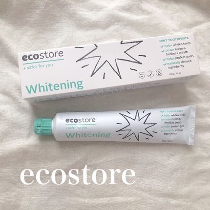 トゥースペースト<ホワイトニング>/ecostore/歯磨き粉を使ったクチコミ(1枚目)