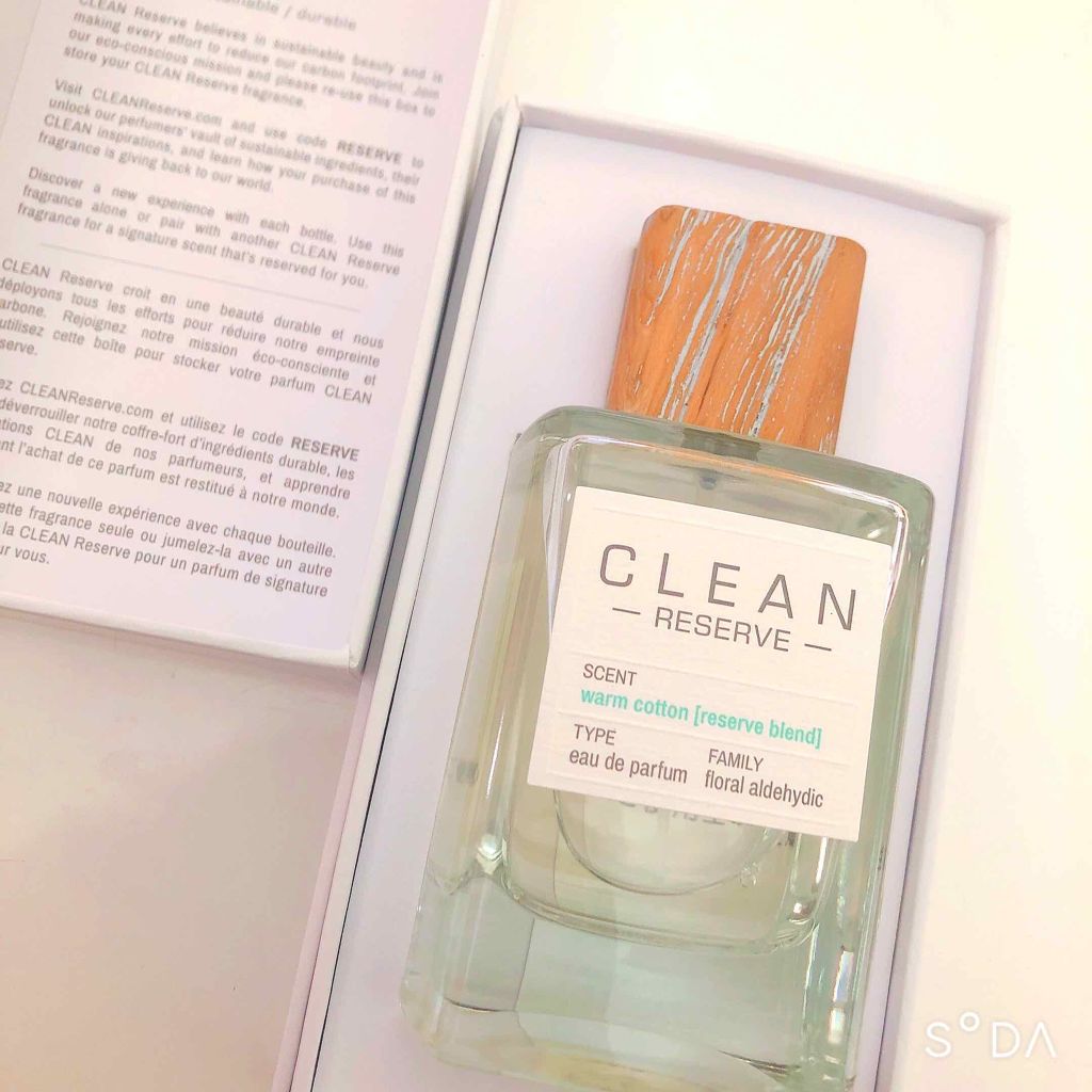 CLEAN-reserve- ウォームコットン/CLEAN/香水(レディース)を使ったクチコミ（1枚目）