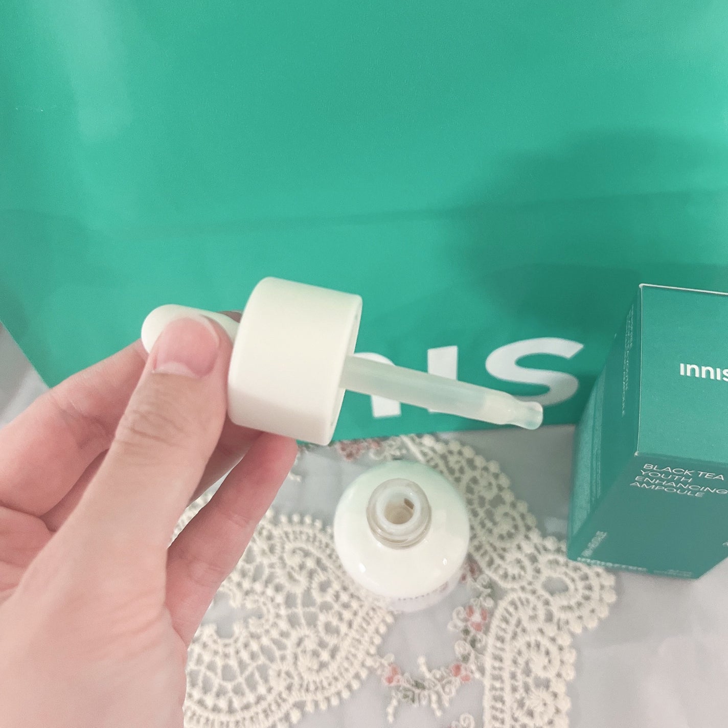 ブラックティー ユース セラム/innisfree/美容液を使ったクチコミ(2枚目)