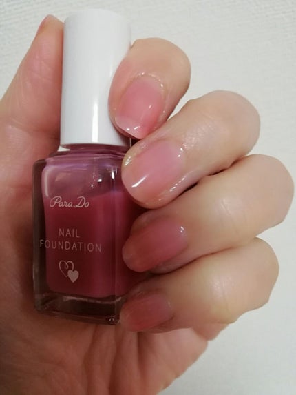 ネイルファンデーション/パラドゥ/マニキュアを使ったクチコミ(2枚目)