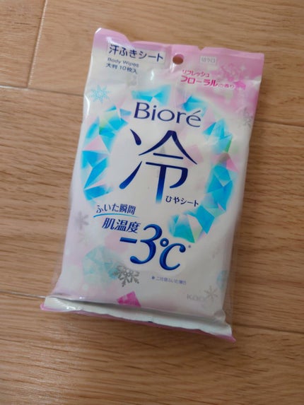 冷シート リフレッシュフローラルの香り/ビオレ/ボディシートを使ったクチコミ(2枚目)