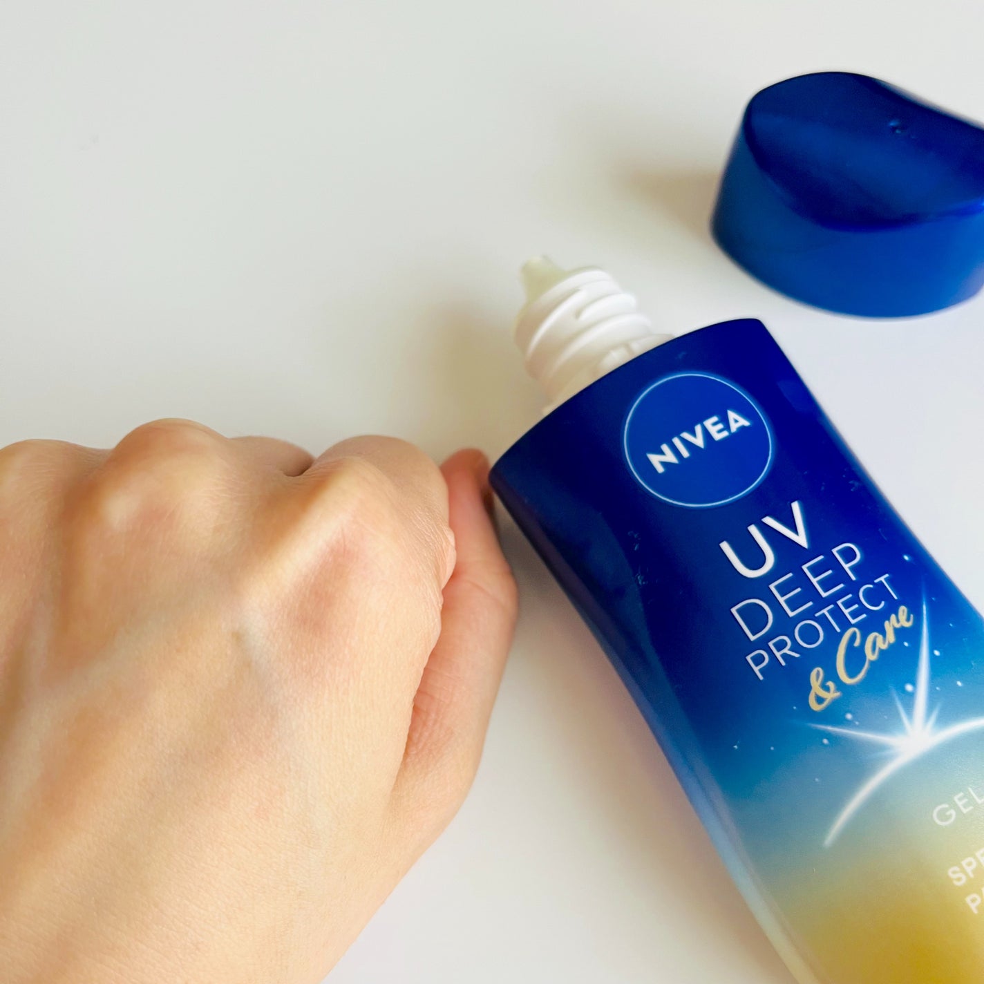 ニベアUV ディープ プロテクト&ケア ジェル/ニベア/日焼け止めジェルを使ったクチコミ(5枚目)