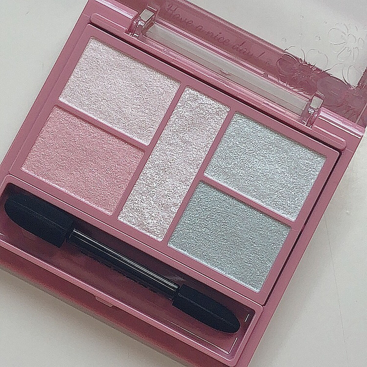 パーフェクトスタイリストアイズ 27 フルーツジェラート（限定容器）/キャンメイク/アイシャドウパレットを使ったクチコミ（3枚目）