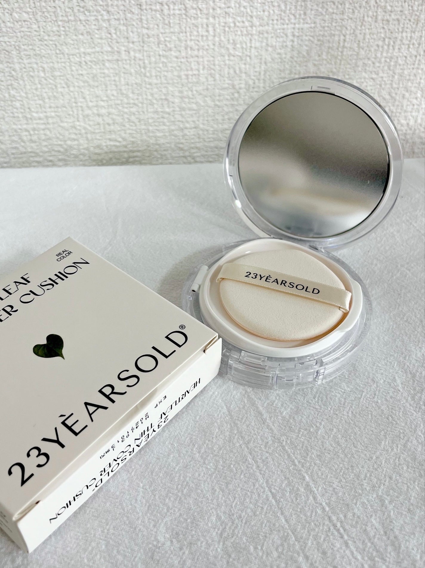 ハートリーフシーンカバークッション/23years old/クッションファンデーションを使ったクチコミ(2枚目)