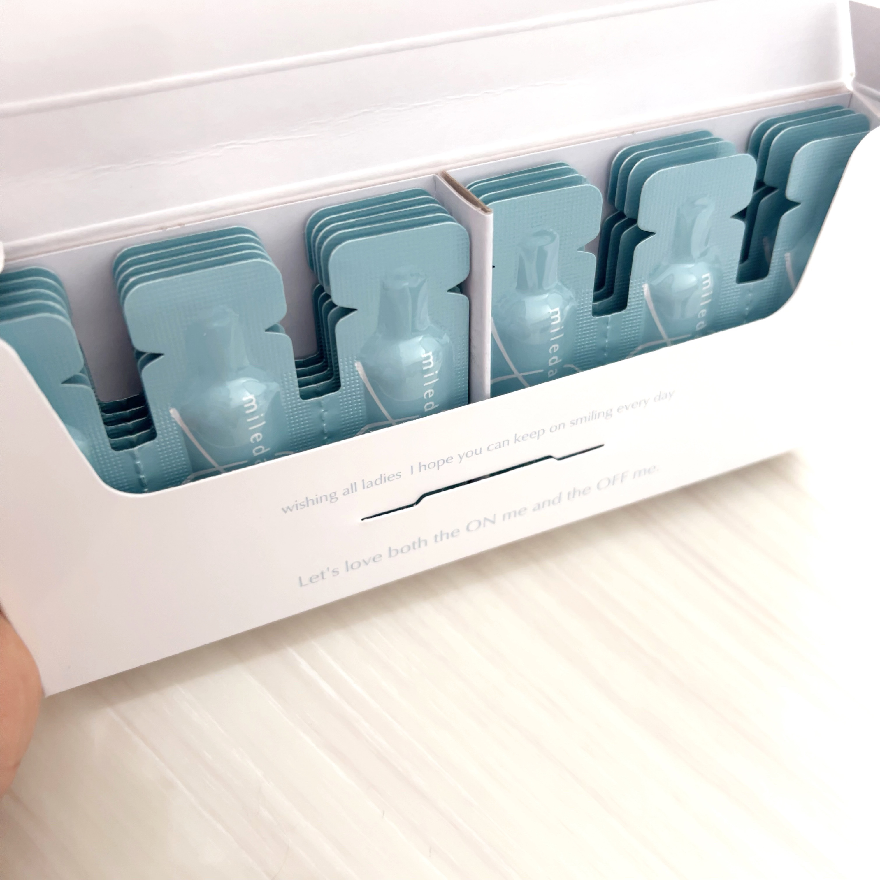 スムースリペアセラム/mileda/美容液を使ったクチコミ（2枚目）