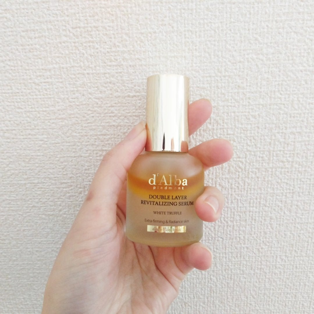 ホワイトトリュフダブルレイヤーリバイタライジングセラム/ダルバ/美容液を使ったクチコミ(3枚目)