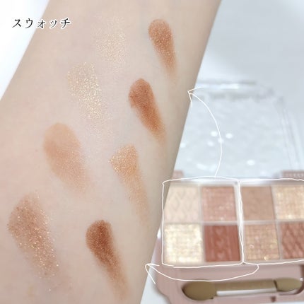 プティパレットアイズ/キャンメイク/パウダーアイシャドウを使ったクチコミ(3枚目)