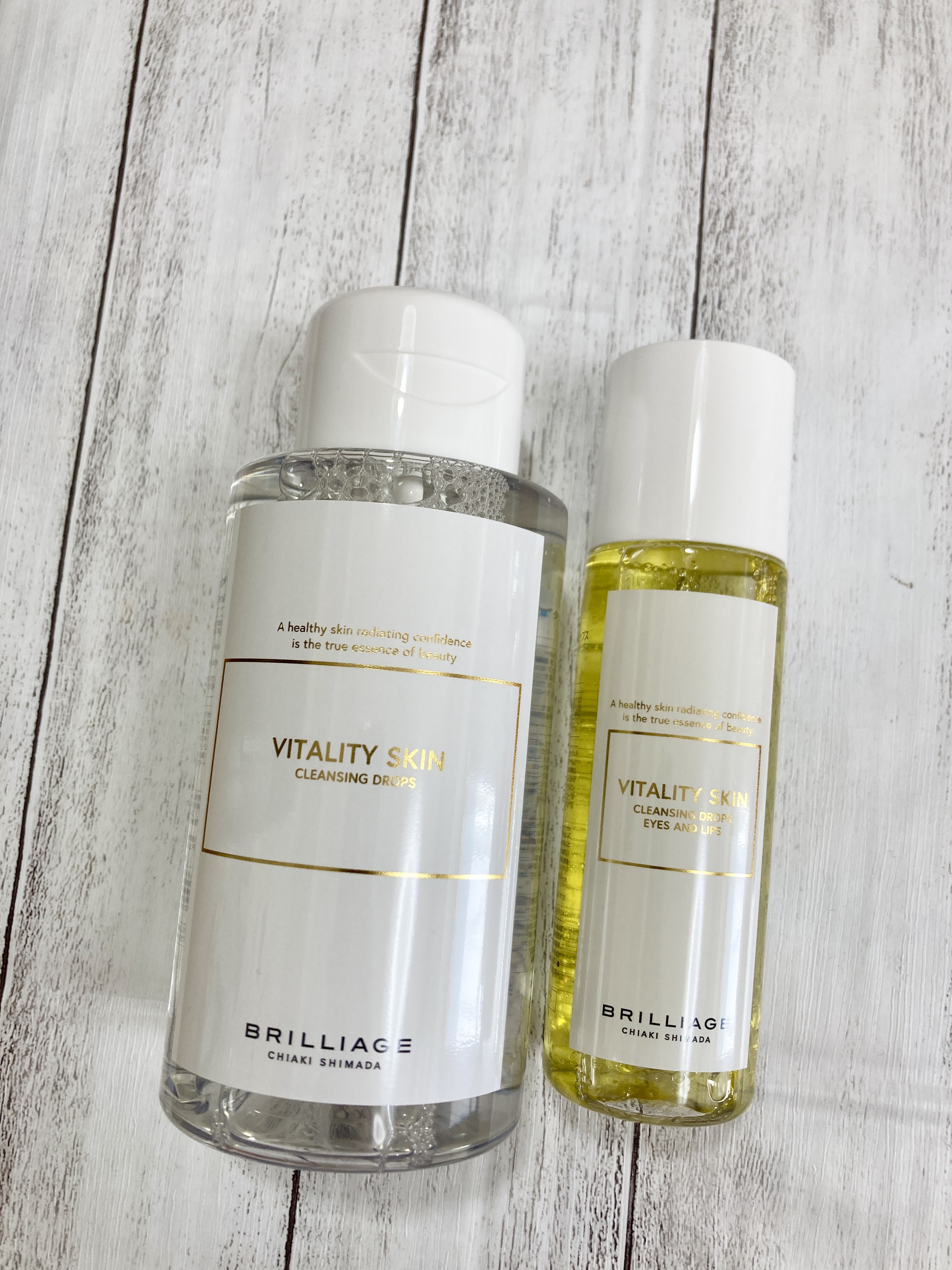 バイタリティ スキン クレンジングドロップス (クレンジングウォーター)/ブリリアージュ/クレンジングウォーターを使ったクチコミ（1枚目）