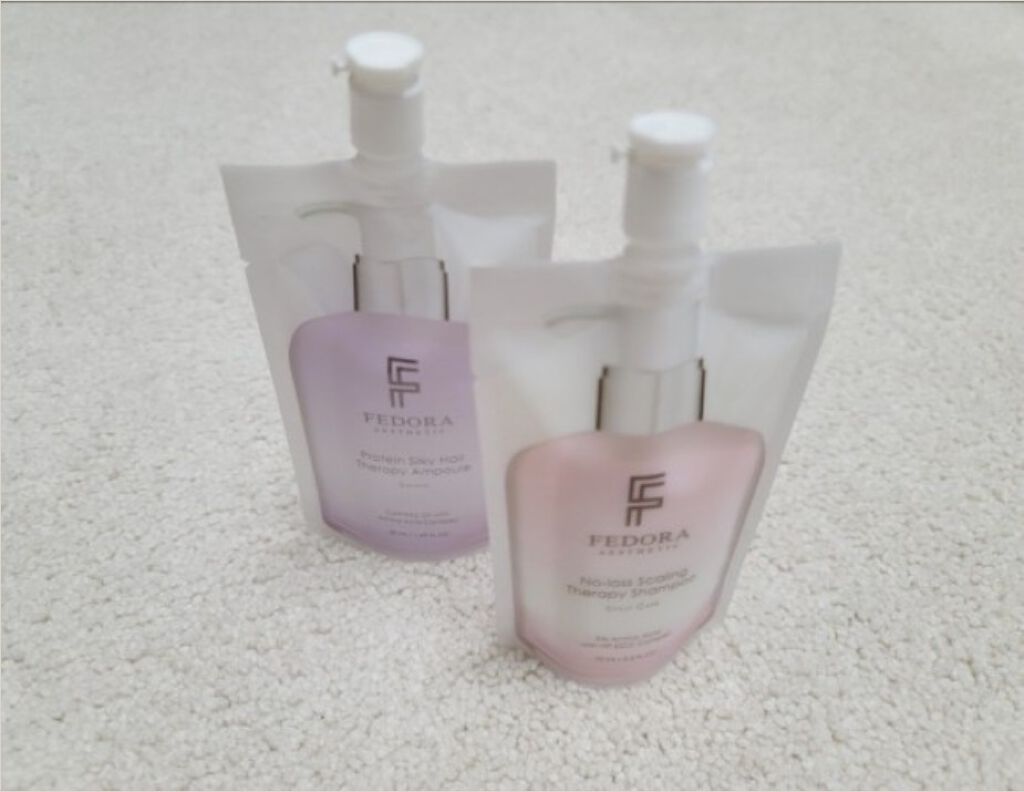 プロテイン シルキー ヘア セラピー アンプル/FEDORA AESTHETIC/スペシャルヘアケアを使ったクチコミ(2枚目)