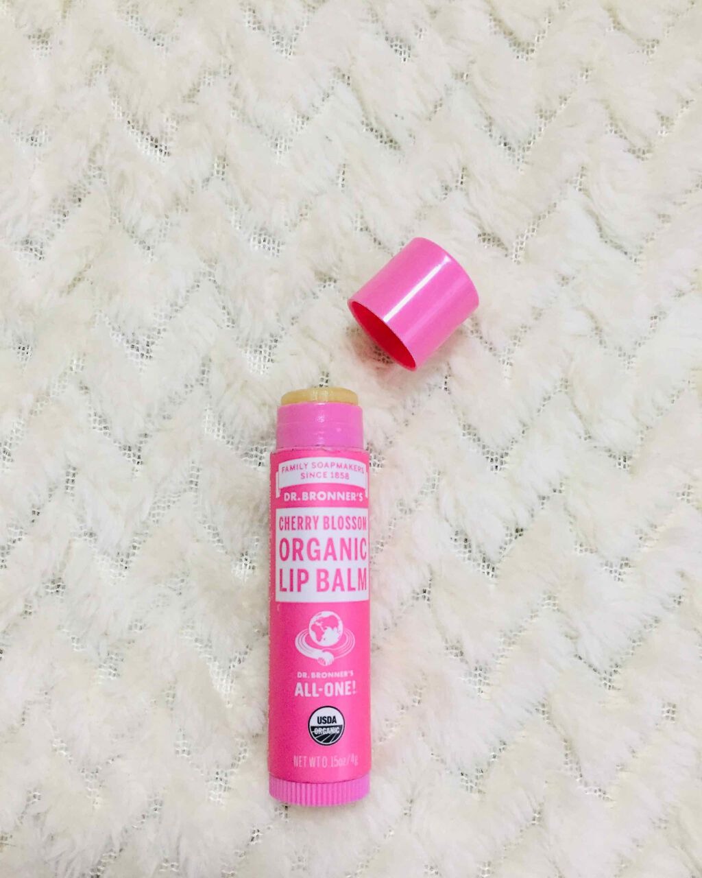 マジック オーガニックリップバーム/ドクターブロナー/リップバームを使ったクチコミ（2枚目）