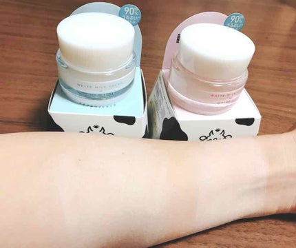 トーンアップクリーム ミルクホワイト/モウシロ/化粧下地を使ったクチコミ(4枚目)