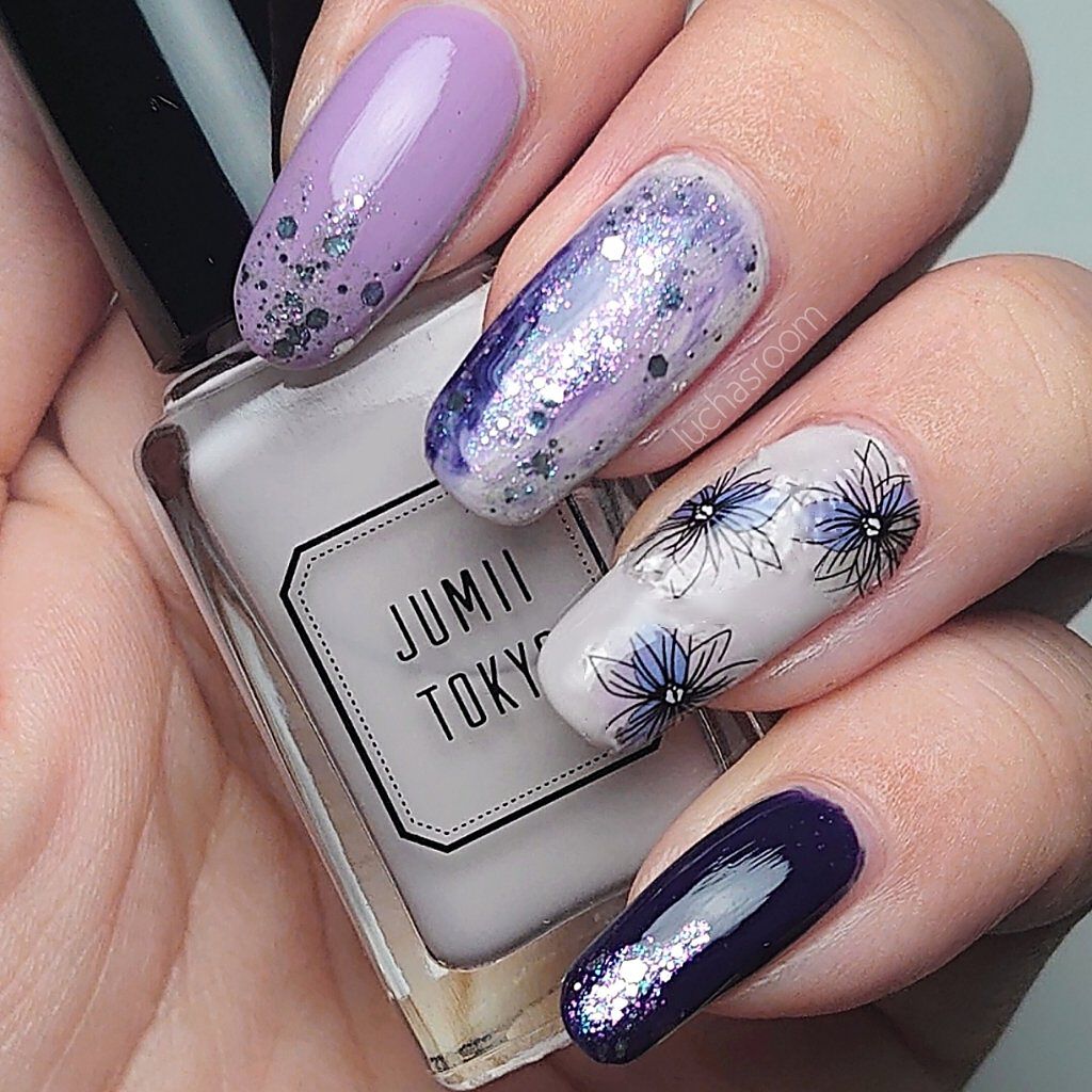 ネイルポリッシュ 013 BEAUTIFUL NIGHT/ジュミートウキョウ/マニキュアを使ったクチコミ（1枚目）