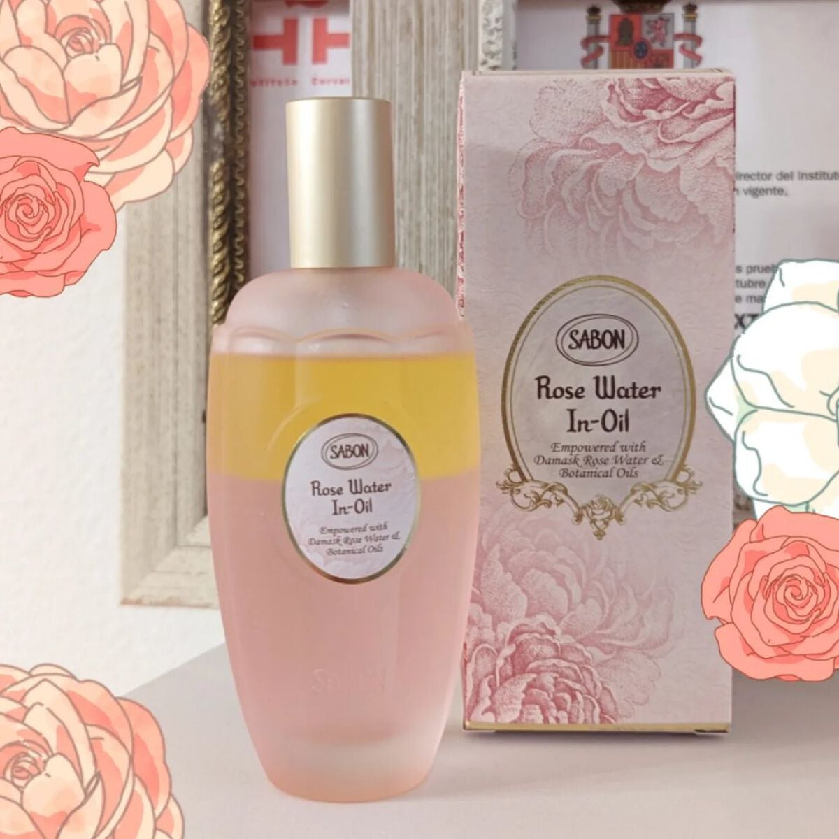 ローズウォーターインオイル/SABON/ミスト状化粧水を使ったクチコミ(1枚目)