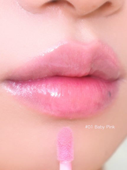 Dew Drop Pink Pairing/moumou/リップグロスを使ったクチコミ(4枚目)