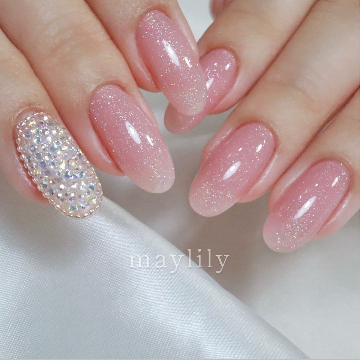 リアジェル on LIPS 「使用アイテム@reagel.nail・019オーロララメ入りベ..」(2枚目)