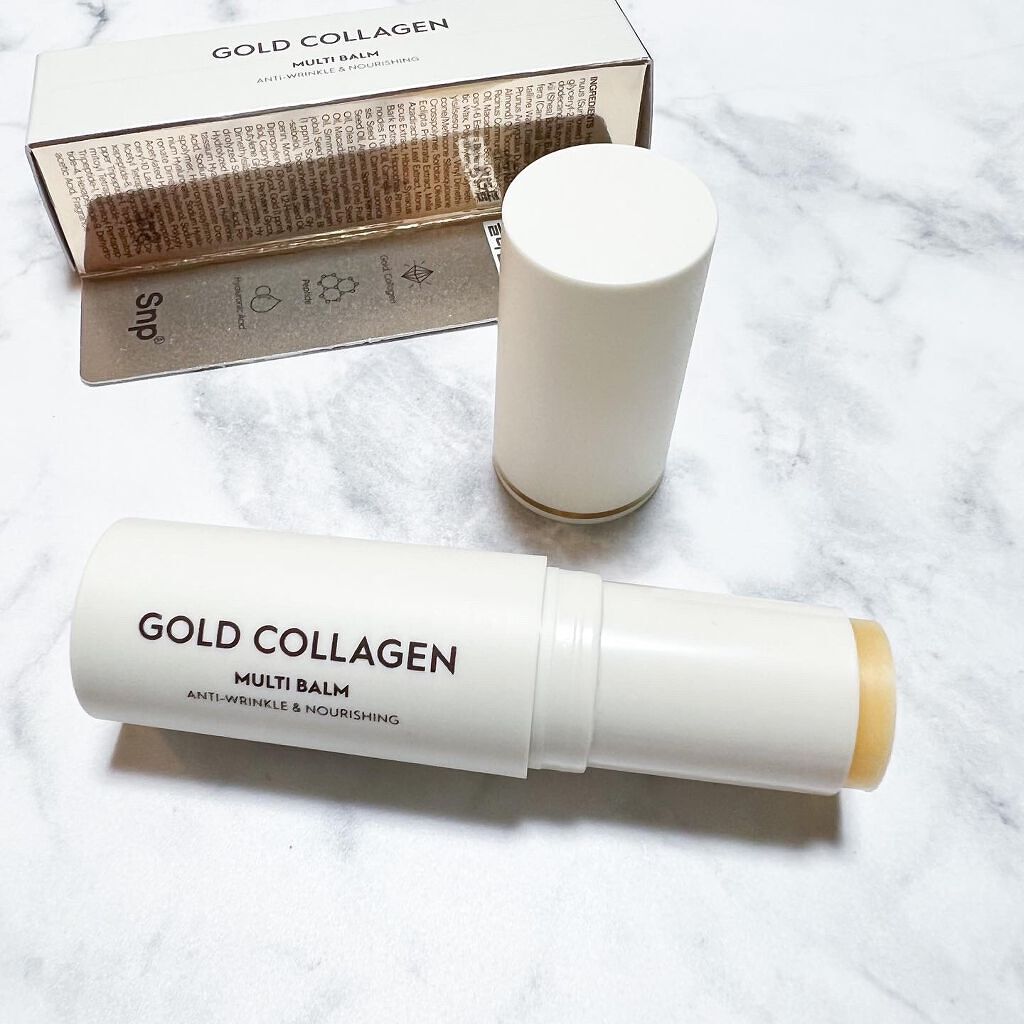 ゴールドコラーゲンマルチバーム/SNP/フェイスバームを使ったクチコミ(1枚目)