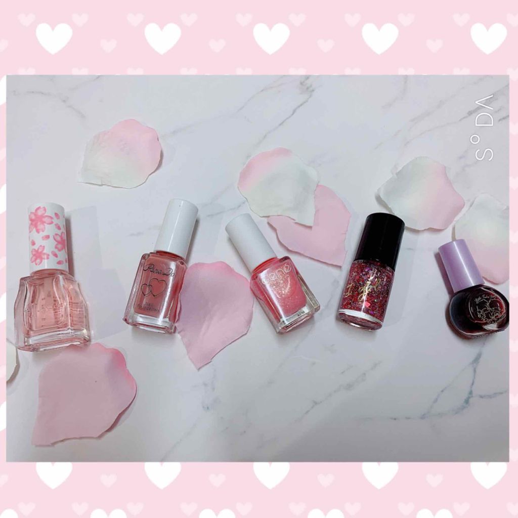 gene TOKYO ネイル ストロベリーダズル/DAISO/マニキュアを使ったクチコミ（1枚目）